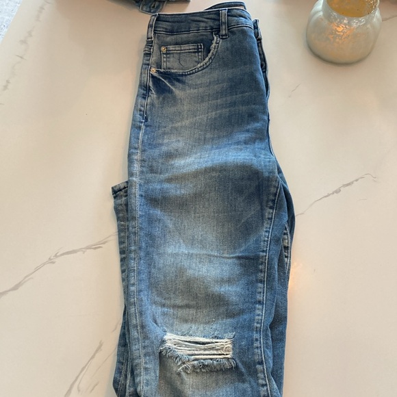 Pilcro Ripped Flare Jeans: The Icon-Size 30 - Picture 5 of 7